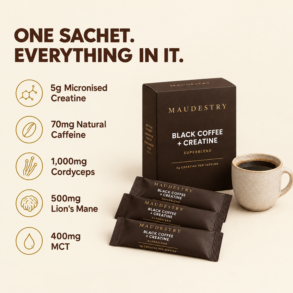 What's in every Maudestry Superblend sachet