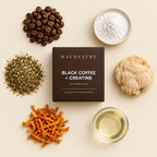 Superblend ingredients: coffee, creatine, yerba mate, lion's mane, cordyceps, MCT