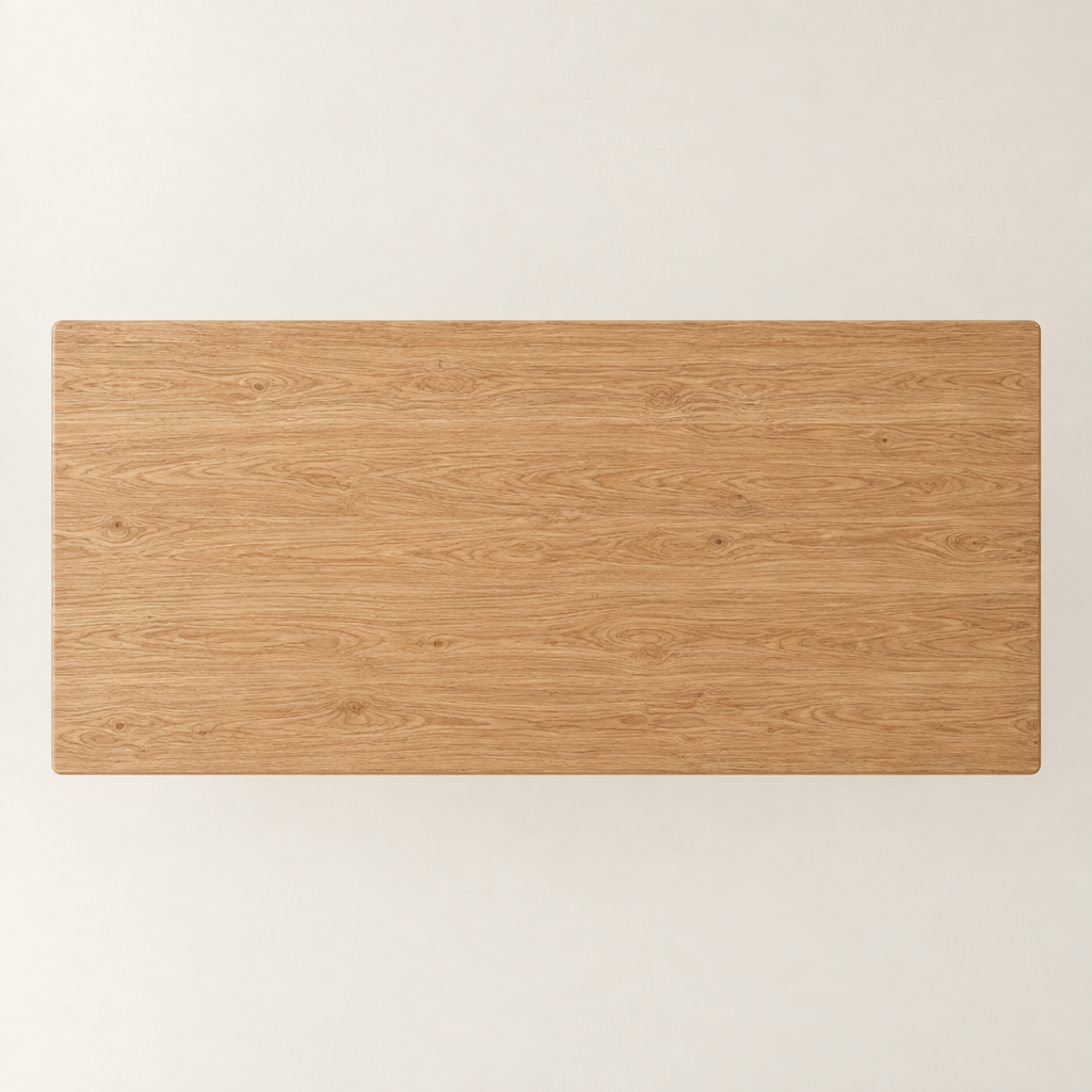 Overhead view of the 180 x 90cm tabletop