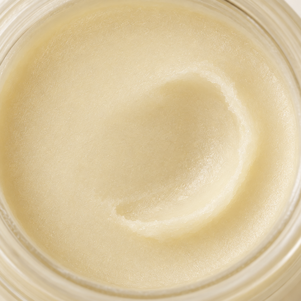 Close-up of the balm texture