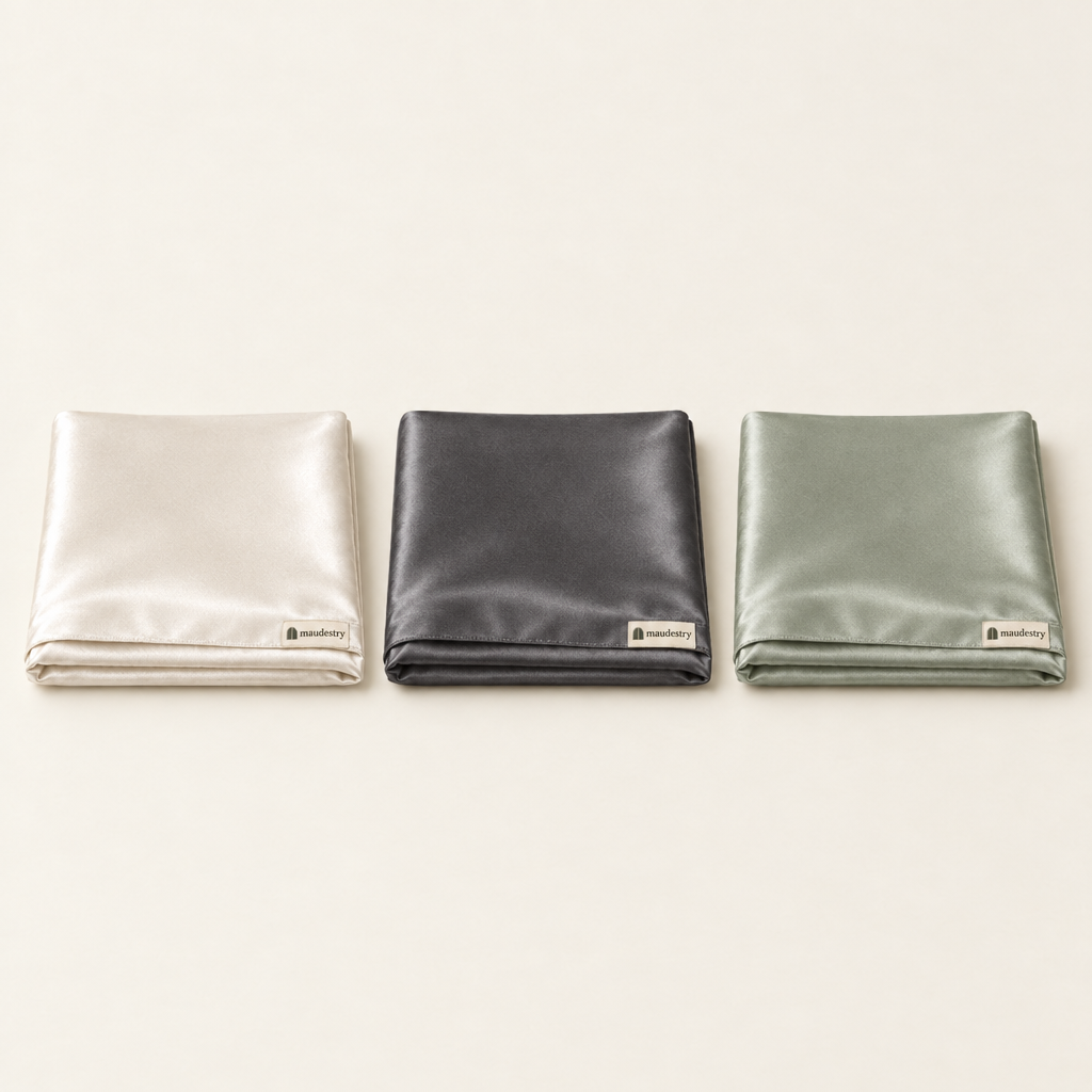 All three colours: Ivory, Charcoal and Sage