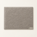 Tufted cotton bath mat in Stone