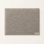 Tufted cotton bath mat in Stone