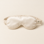 Mulberry silk eye mask in Ivory