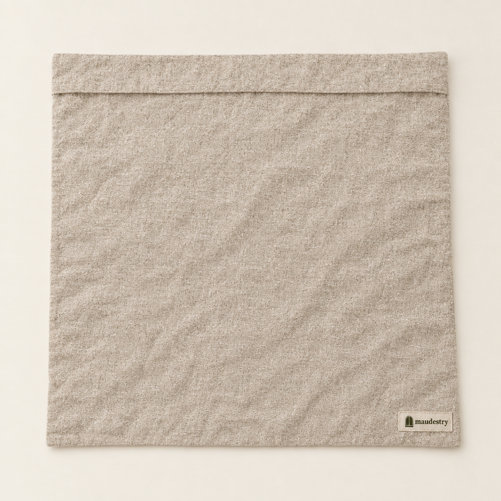 One cover laid flat, 50 x 75cm