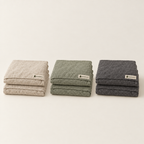 All three colours: Natural, Sage and Charcoal