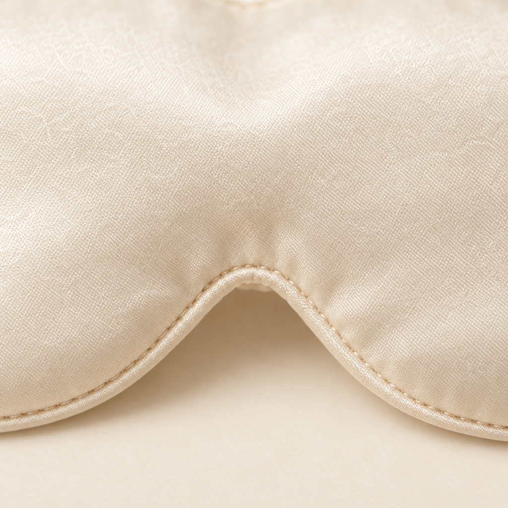 Close-up of the contoured nose bridge