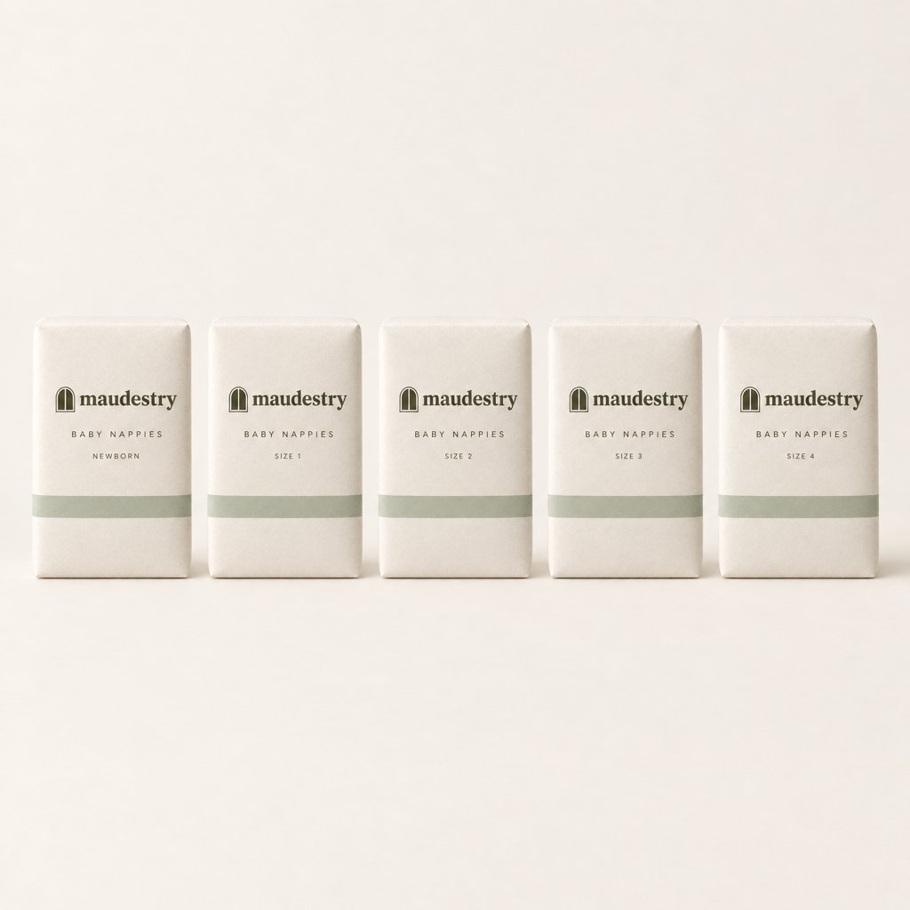 All five sizes: Newborn through Size 4