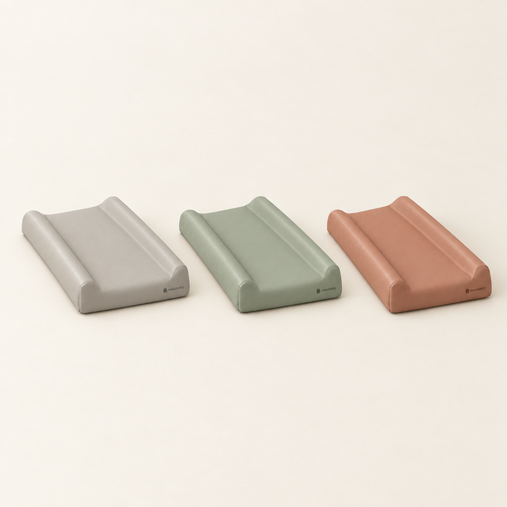 All three colours: Stone, Sage and Clay