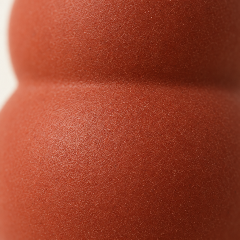 Close-up of the natural rubber texture