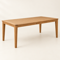 Teak outdoor dining table