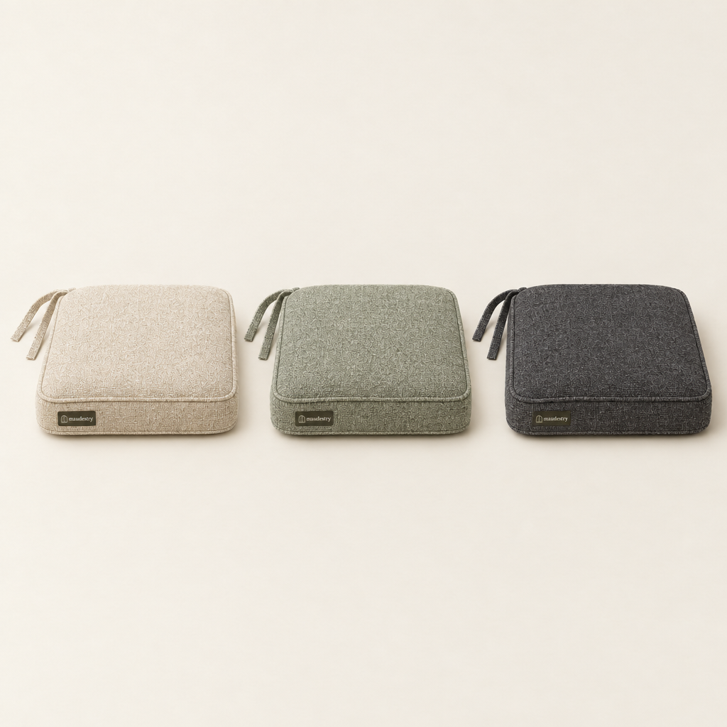 All three colours: Natural, Sage and Charcoal