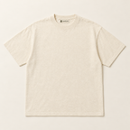 Heavyweight cotton t-shirt in Natural