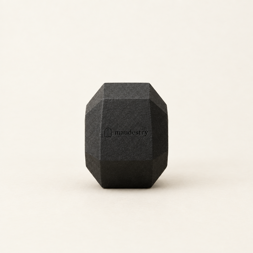 End-on view showing the hex face