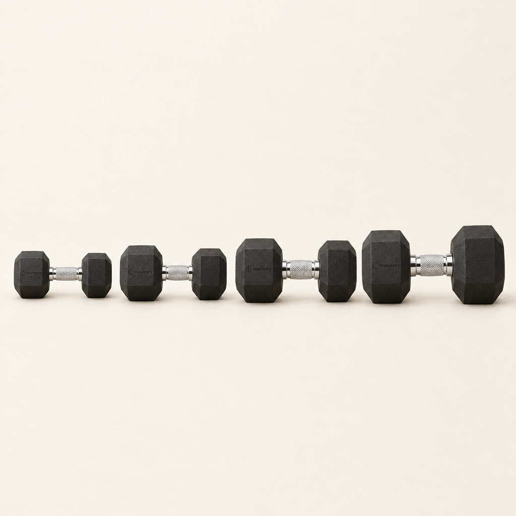 All four weights: 5, 8, 10 and 12kg