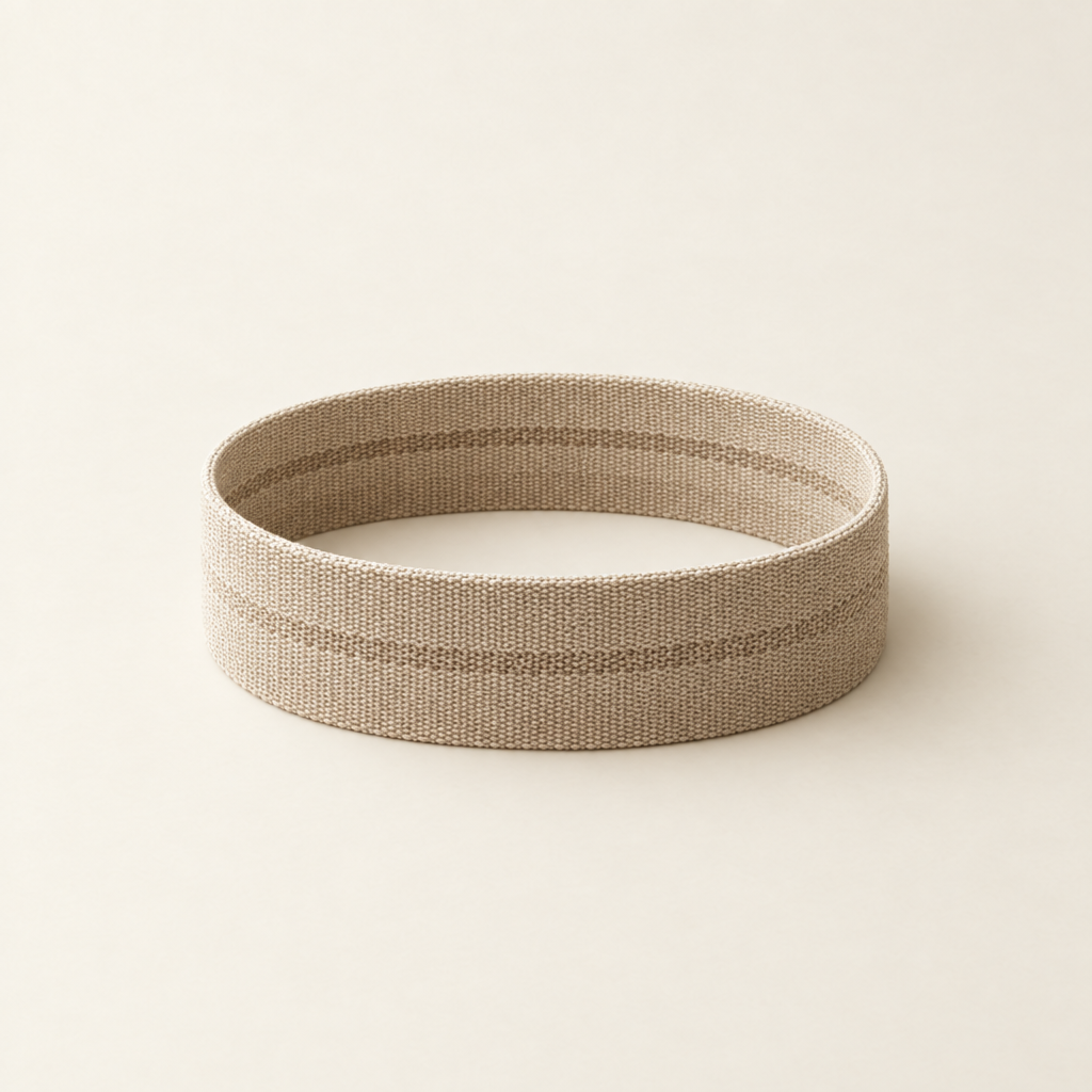 One band held open, showing the loop size