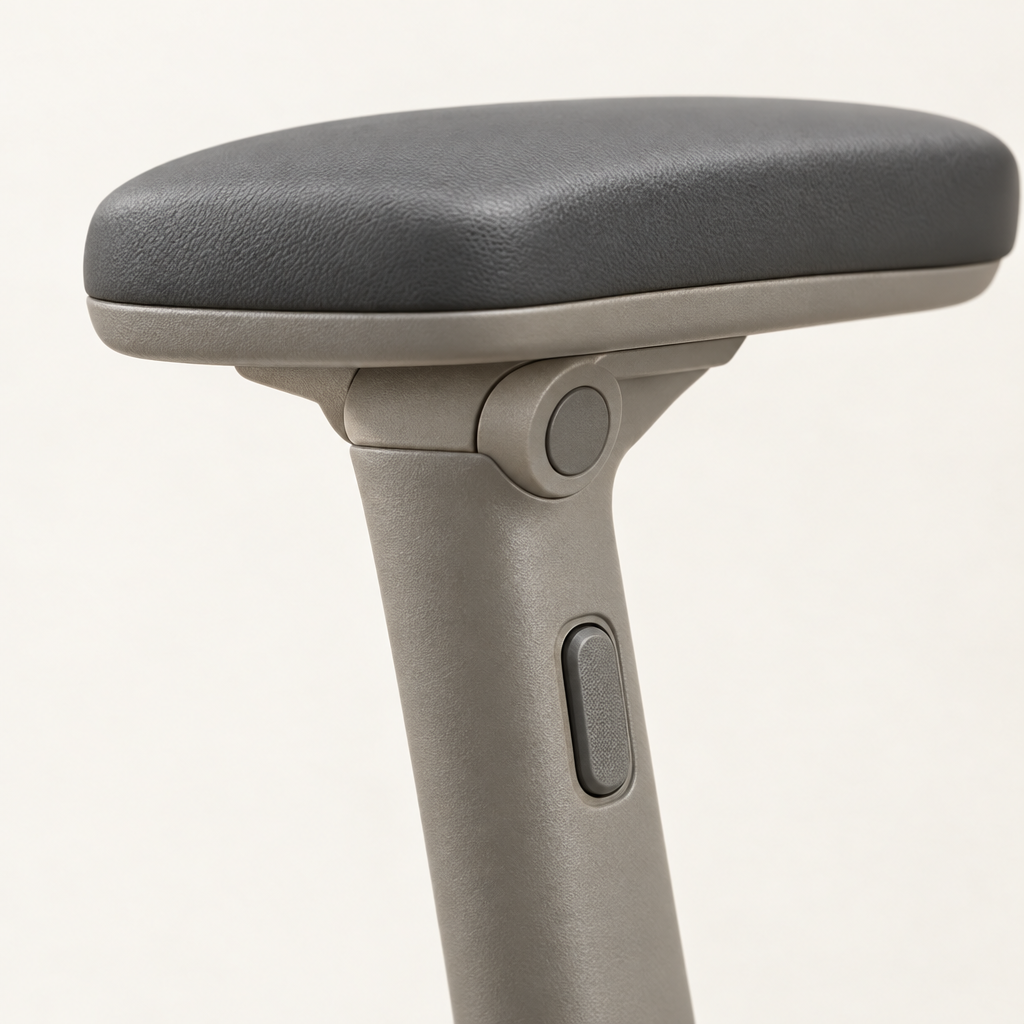 Close-up of the 4D armrest