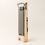 Folded upright for storage
