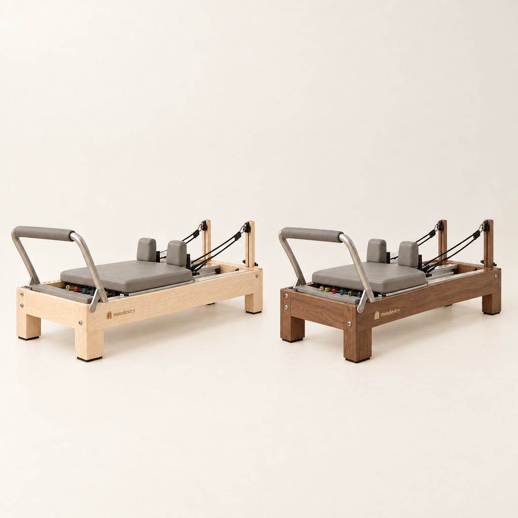 Both finishes: Natural Maple and Walnut