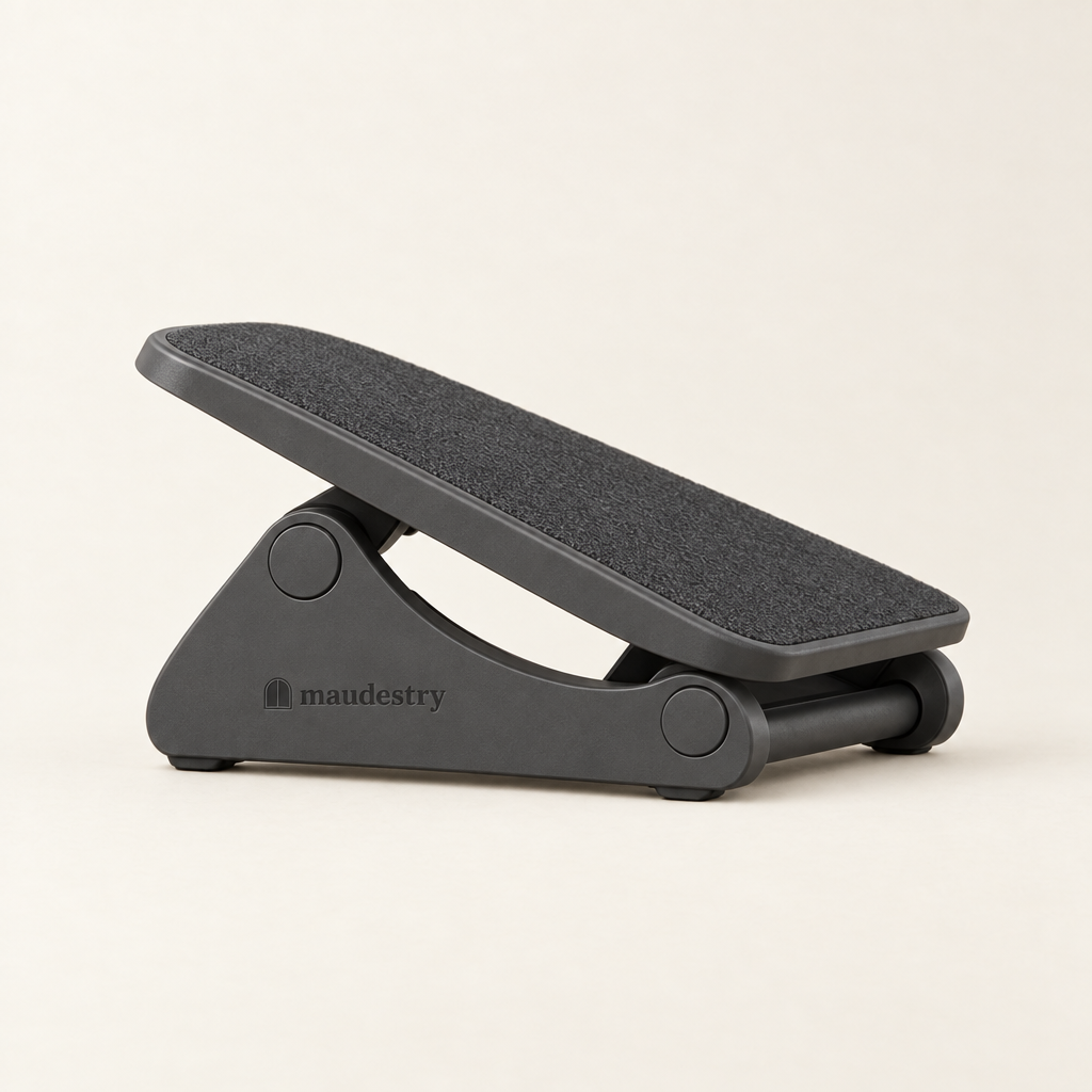Side profile showing the rocking cradle