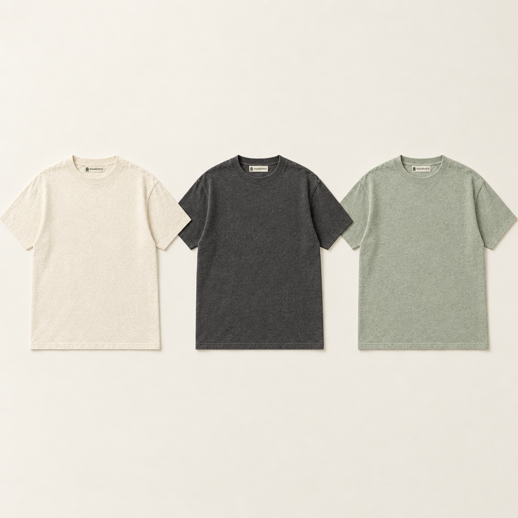 All three colours: Natural, Charcoal and Sage