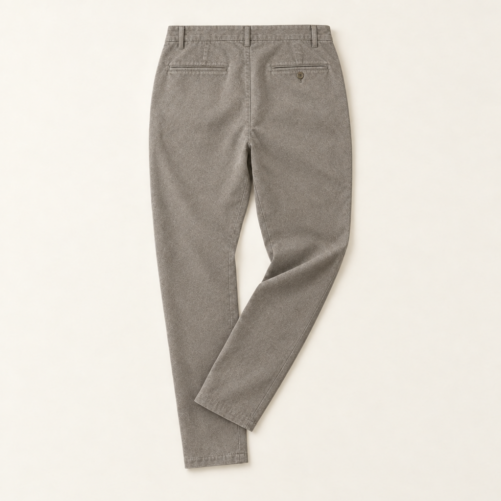 Back view showing the button-through pocket