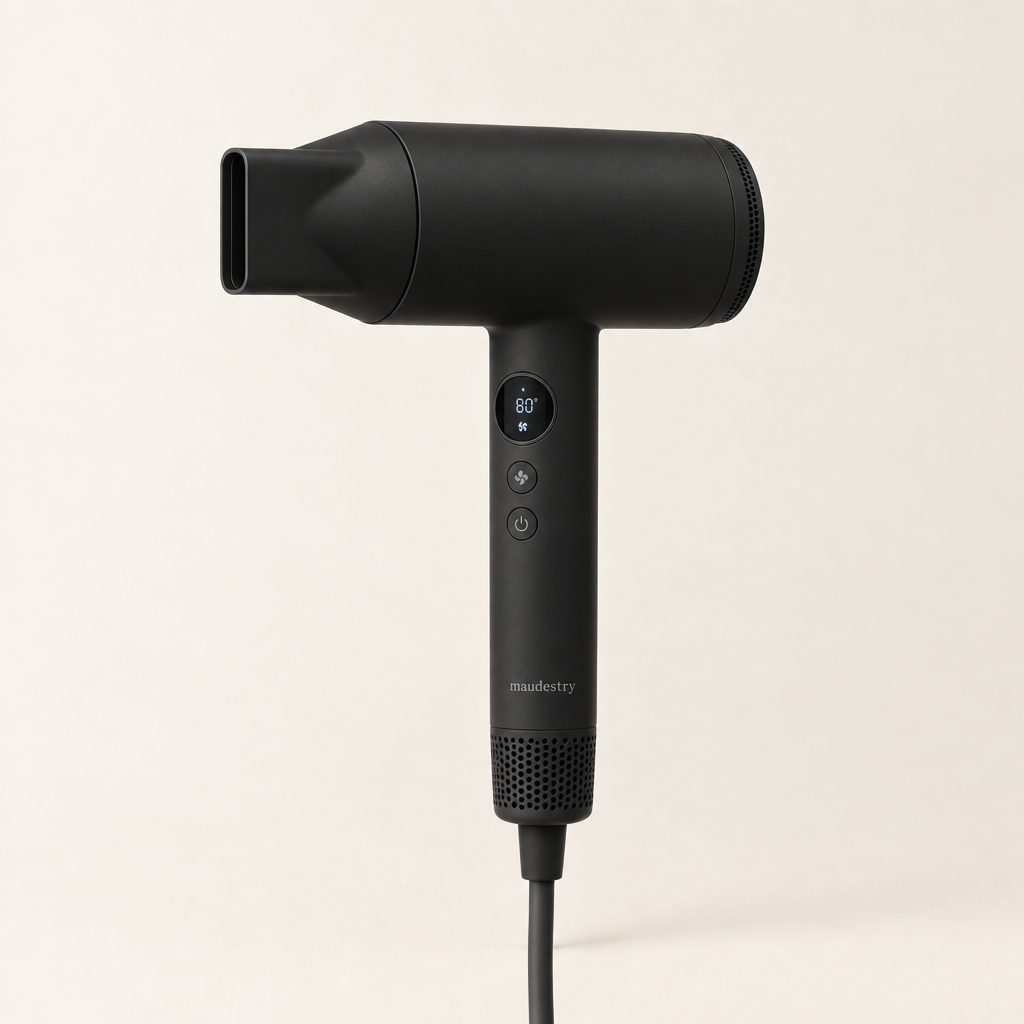 Ionic hair dryer in Black